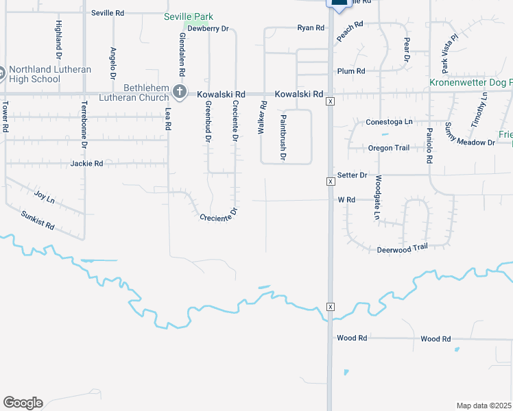 map of restaurants, bars, coffee shops, grocery stores, and more near 2022 West Road in Mosinee