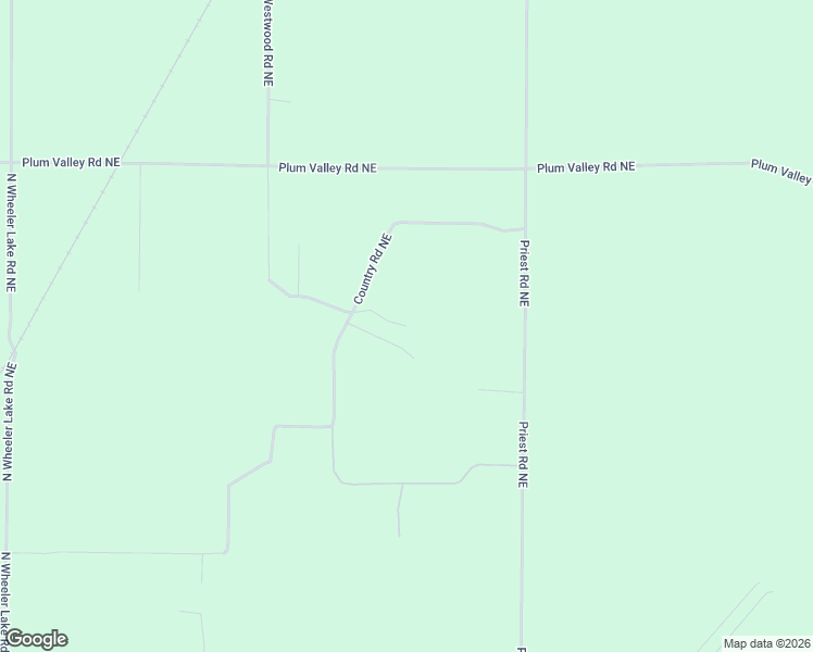 map of restaurants, bars, coffee shops, grocery stores, and more near Country Road Northeast in Kalkaska County