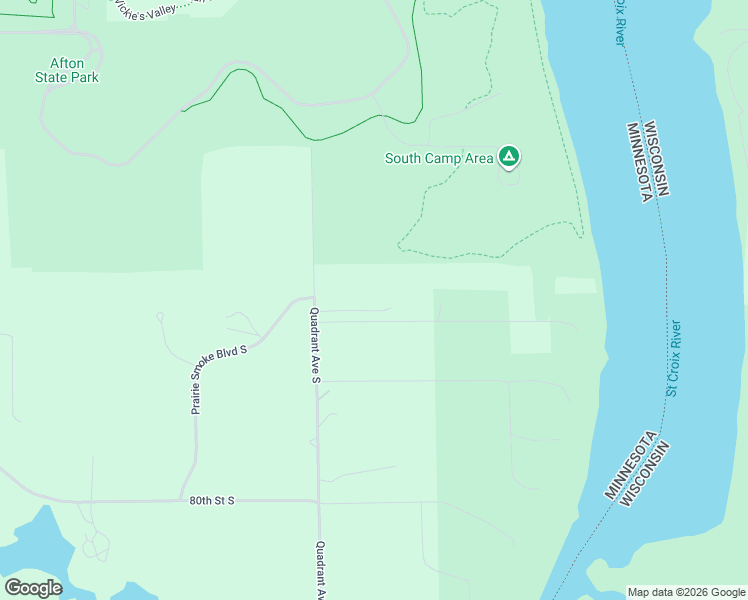 map of restaurants, bars, coffee shops, grocery stores, and more near 7565 Quadrant Avenue South in Hastings