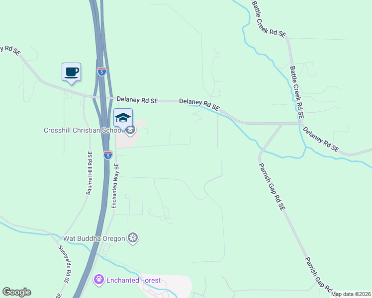 map of restaurants, bars, coffee shops, grocery stores, and more near 2918 Maranatha Court Southeast in Turner
