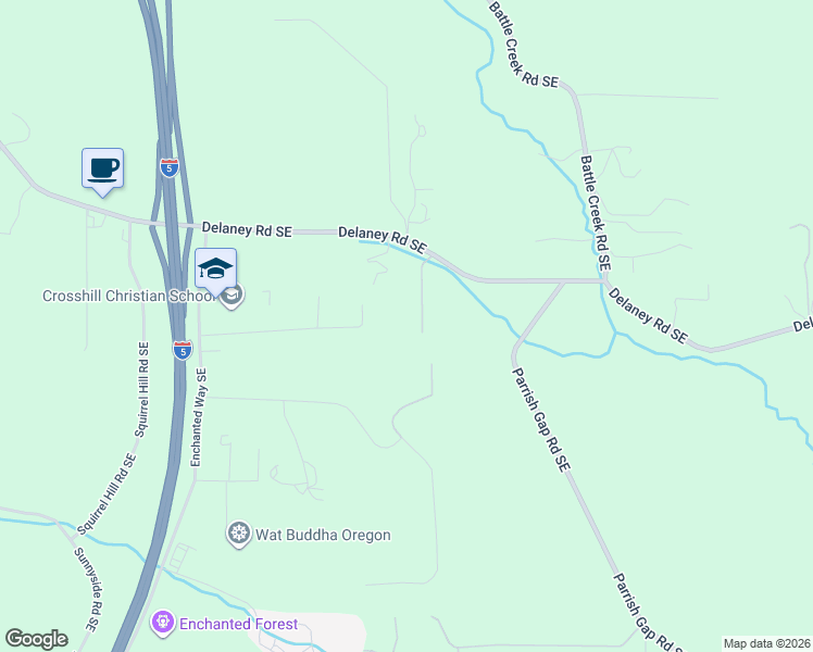map of restaurants, bars, coffee shops, grocery stores, and more near 7947 Lavender Lane Southeast in Turner
