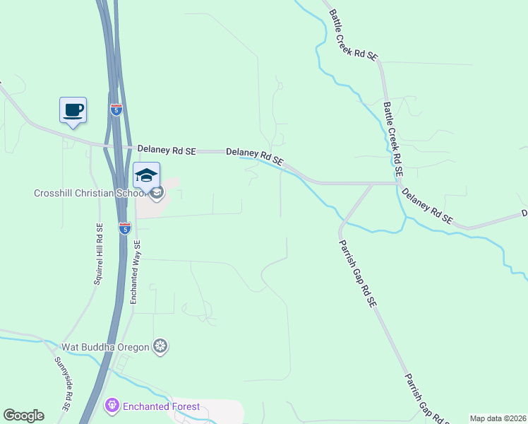 map of restaurants, bars, coffee shops, grocery stores, and more near 7947 Lavender Lane Southeast in Turner