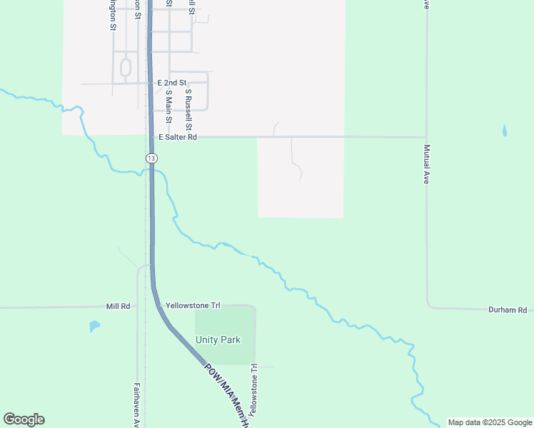 map of restaurants, bars, coffee shops, grocery stores, and more near in Unity