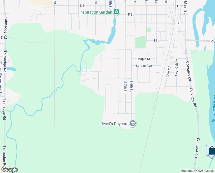map of restaurants, bars, coffee shops, grocery stores, and more near 1363 Jefferson Street in Independence