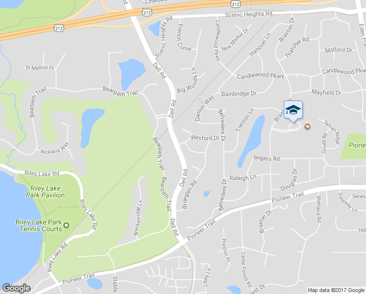 map of restaurants, bars, coffee shops, grocery stores, and more near 17469 Kildare Way in Eden Prairie