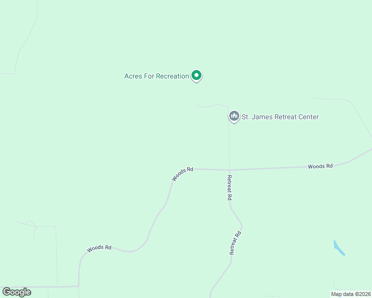map of restaurants, bars, coffee shops, grocery stores, and more near W6266 Woods Road in Shawano