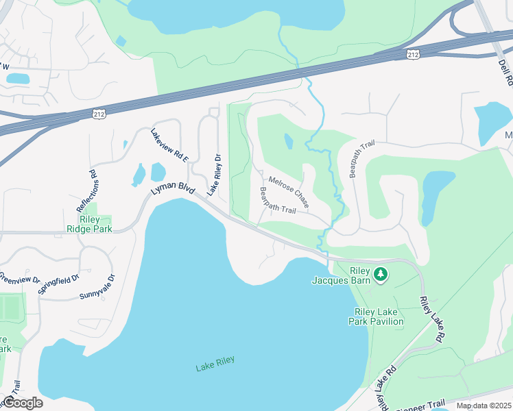 map of restaurants, bars, coffee shops, grocery stores, and more near 8964 English Turn in Eden Prairie
