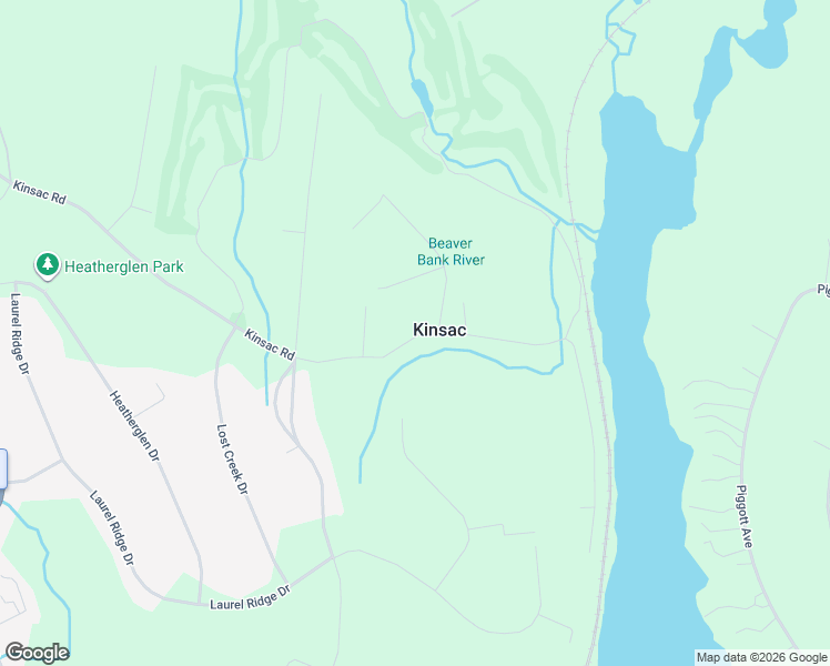 map of restaurants, bars, coffee shops, grocery stores, and more near 442 Kinsac Road in Kinsac