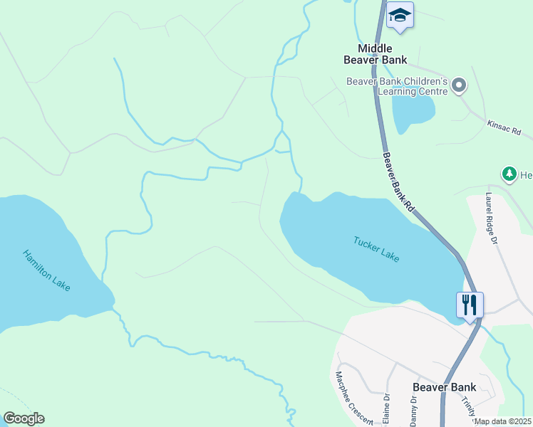 map of restaurants, bars, coffee shops, grocery stores, and more near 266 Beaver Bank Road in Beaver Bank
