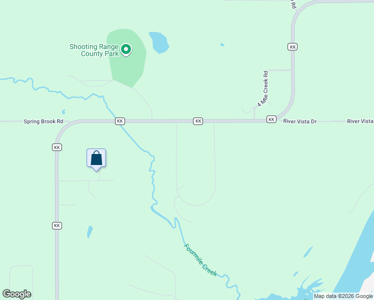 map of restaurants, bars, coffee shops, grocery stores, and more near 148451 Smore Lane in Mosinee