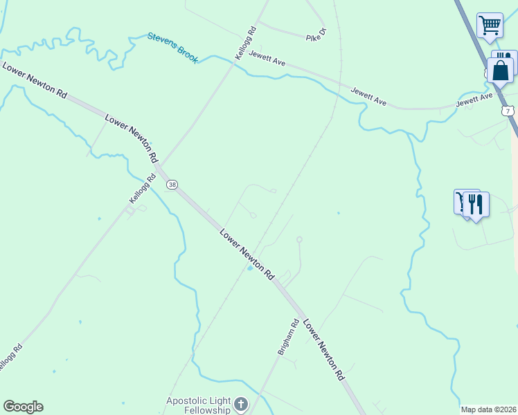 map of restaurants, bars, coffee shops, grocery stores, and more near 3 Ethel Court in Saint Albans City