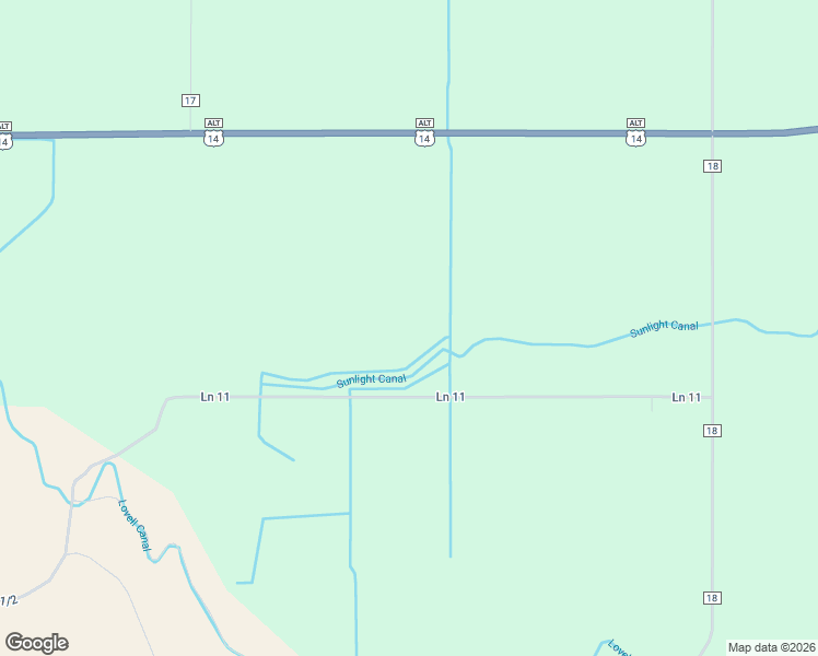 map of restaurants, bars, coffee shops, grocery stores, and more near 1580 Ln 11 in Lovell