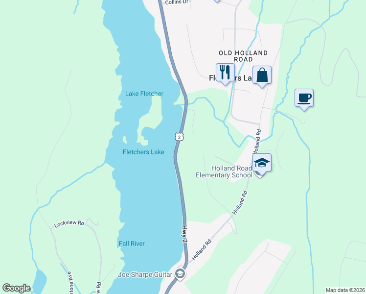 map of restaurants, bars, coffee shops, grocery stores, and more near 3950 Nova Scotia 2 in Fletchers Lake