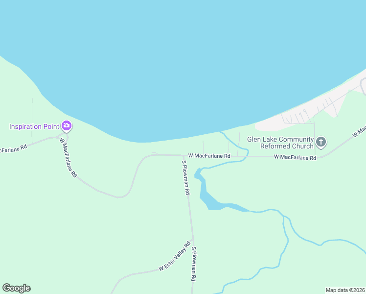 map of restaurants, bars, coffee shops, grocery stores, and more near 5488-5494 West County Road 616 in Glen Arbor