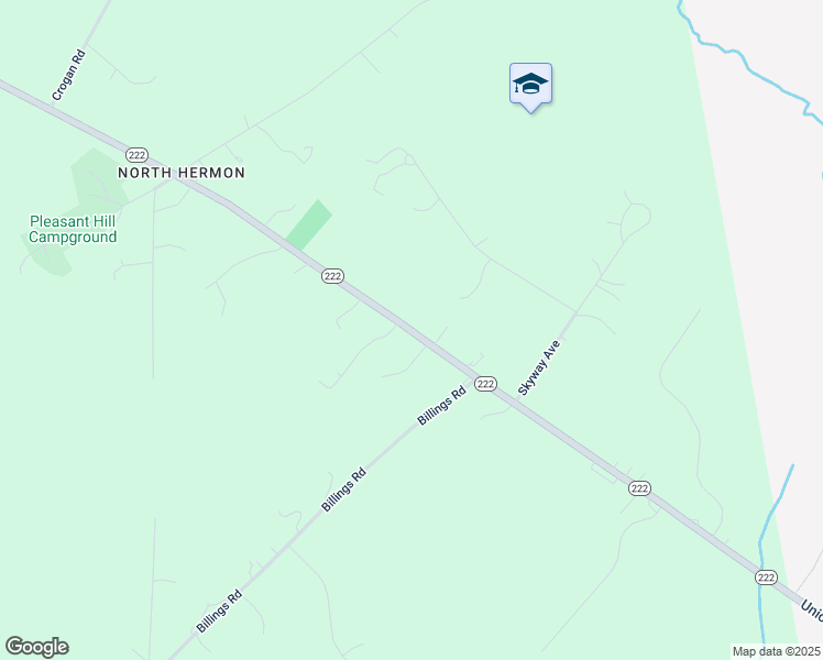 map of restaurants, bars, coffee shops, grocery stores, and more near 293 Maine 222 in Hermon