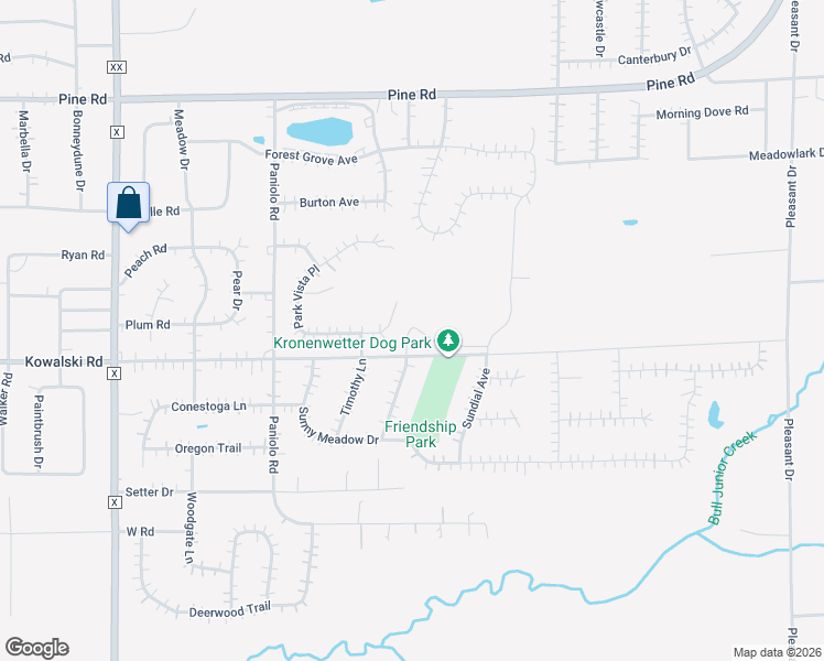 map of restaurants, bars, coffee shops, grocery stores, and more near 2077 Gary Lee Drive in Mosinee