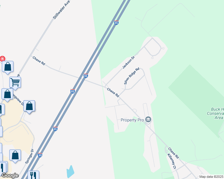 map of restaurants, bars, coffee shops, grocery stores, and more near 2 Silver Ridge Road in Veazie