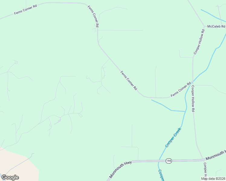 map of restaurants, bars, coffee shops, grocery stores, and more near 14906 Ferns Corner Road in Monmouth