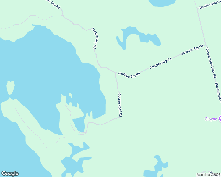 map of restaurants, bars, coffee shops, grocery stores, and more near 39 Oborne Point Road in Cloyne