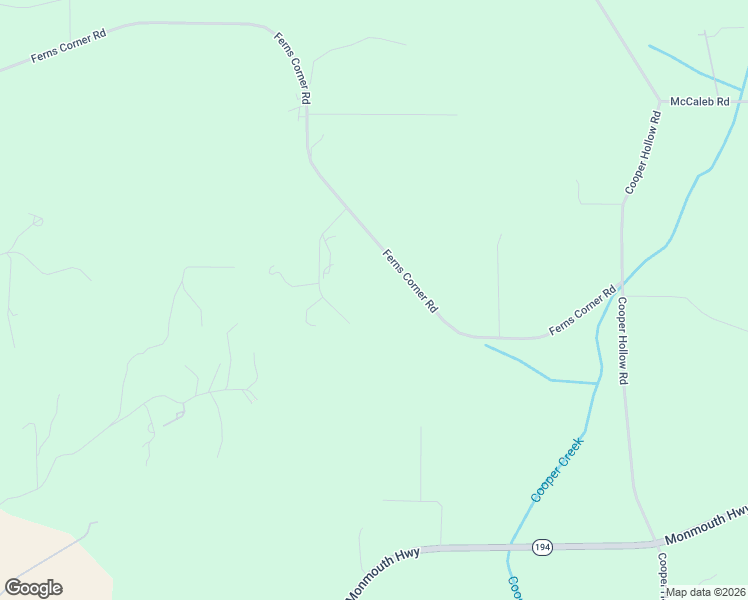 map of restaurants, bars, coffee shops, grocery stores, and more near 14906 Ferns Corner Road in Monmouth