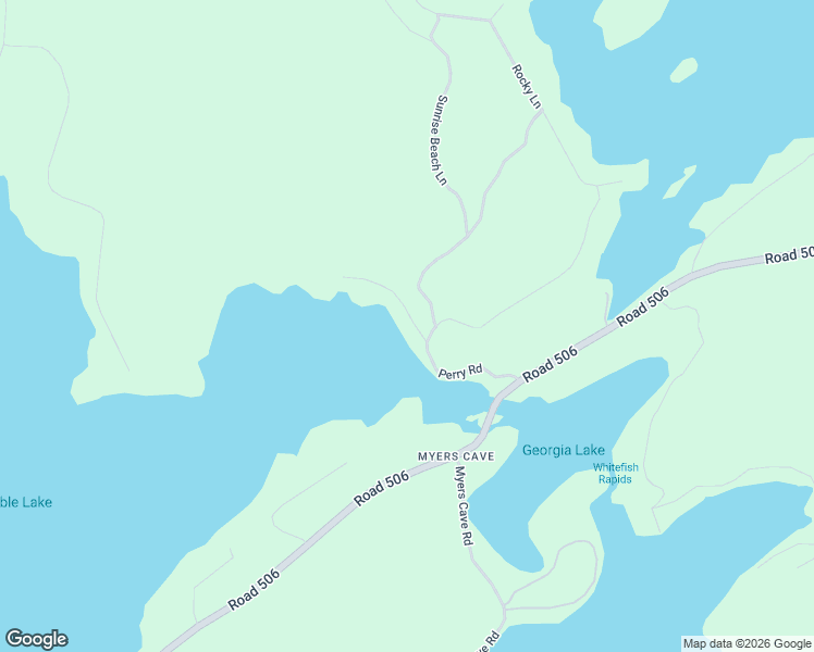 map of restaurants, bars, coffee shops, grocery stores, and more near 1023 Perry Lane in Cloyne