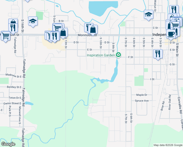map of restaurants, bars, coffee shops, grocery stores, and more near 780 Tylers Place in Independence