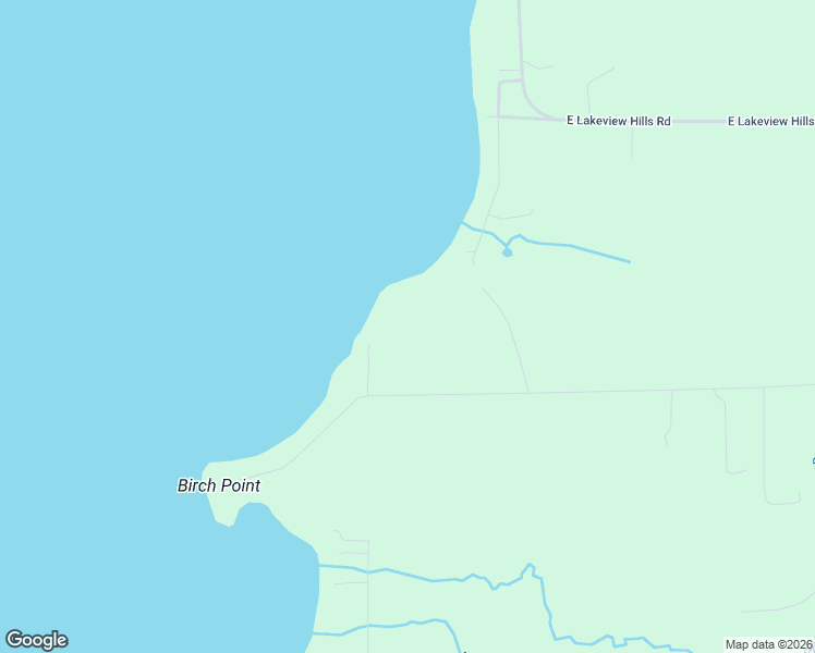 map of restaurants, bars, coffee shops, grocery stores, and more near 7135 East Birch Point Road in Traverse City