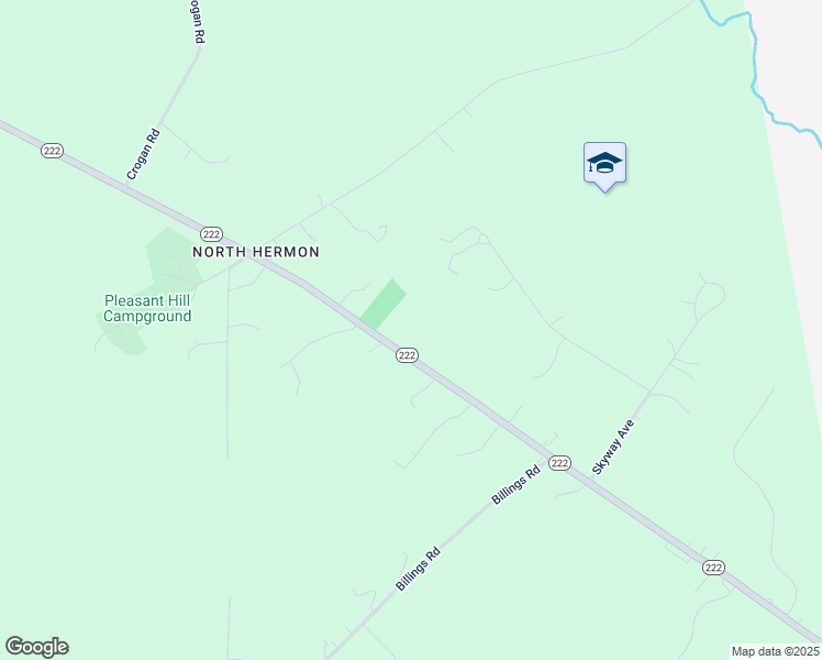 map of restaurants, bars, coffee shops, grocery stores, and more near 2337 Maine 222 in Hermon