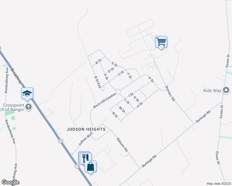 Birch Hill Estates, Bangor ME Walk Score