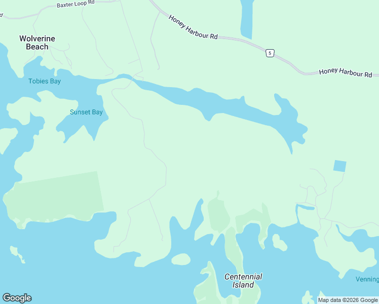 map of restaurants, bars, coffee shops, grocery stores, and more near 243 Prisque Road in Port Severn