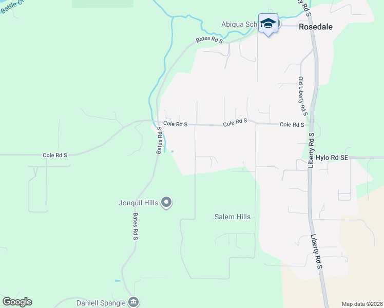 map of restaurants, bars, coffee shops, grocery stores, and more near 7501 20th Avenue South in Salem