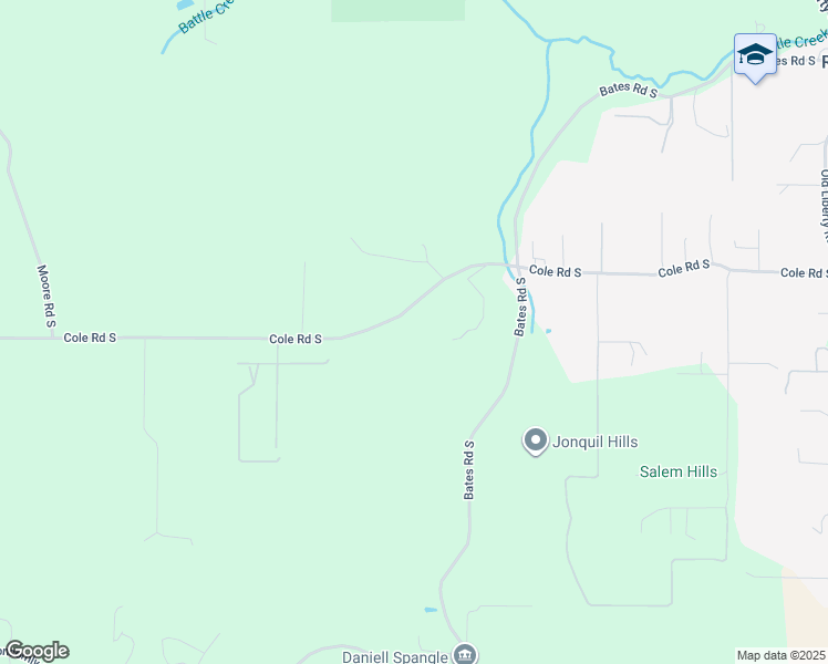 map of restaurants, bars, coffee shops, grocery stores, and more near 2398 Cole Road South in Salem