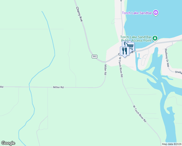 map of restaurants, bars, coffee shops, grocery stores, and more near 52920-125852 Miller Road in Rapid City