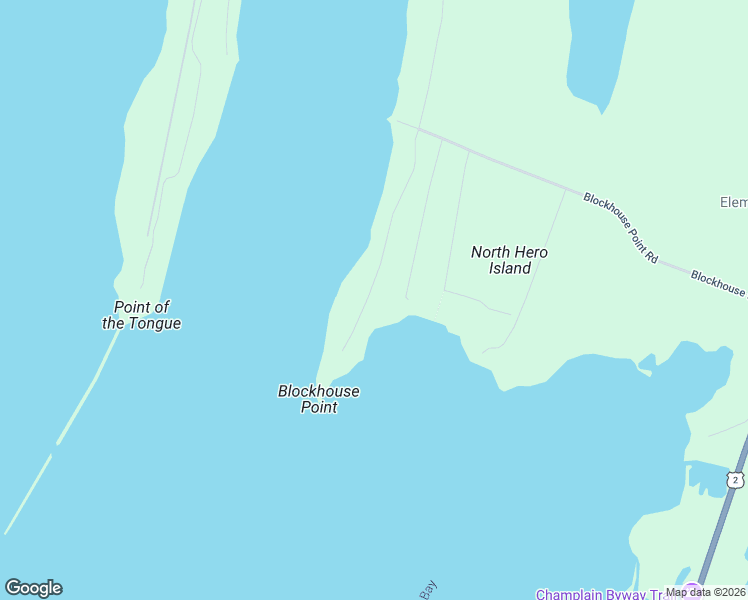 map of restaurants, bars, coffee shops, grocery stores, and more near 1310 Blockhouse Point Road in North Hero