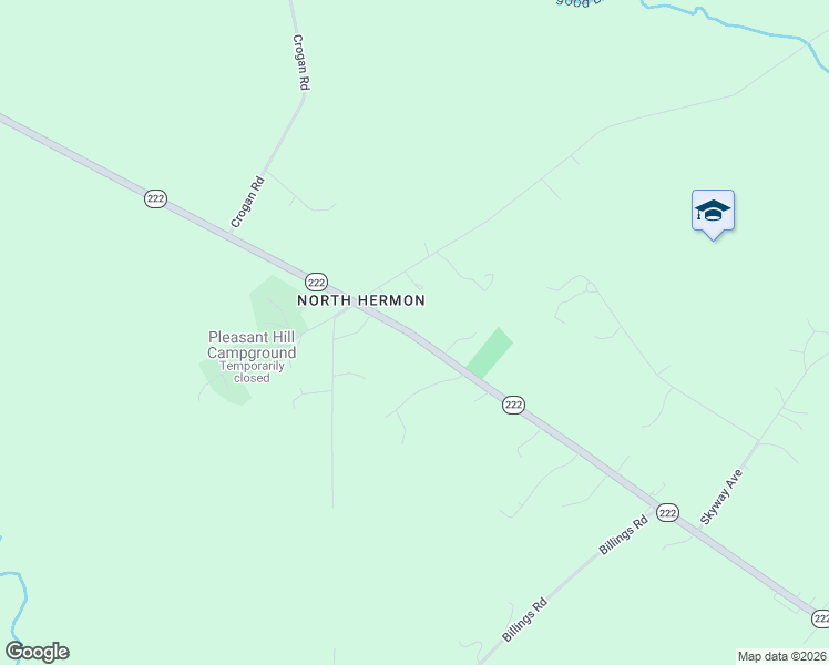 map of restaurants, bars, coffee shops, grocery stores, and more near 2371 Union Street in Hermon