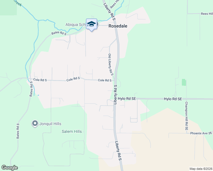 map of restaurants, bars, coffee shops, grocery stores, and more near 1154 Cole Road South in Salem