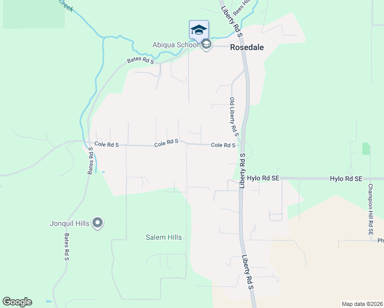 map of restaurants, bars, coffee shops, grocery stores, and more near 7402 Twin Fir Lane South in Salem