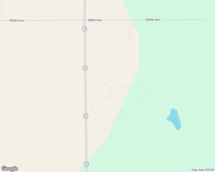 map of restaurants, bars, coffee shops, grocery stores, and more near E9407 467th Avenue in Elk Mound