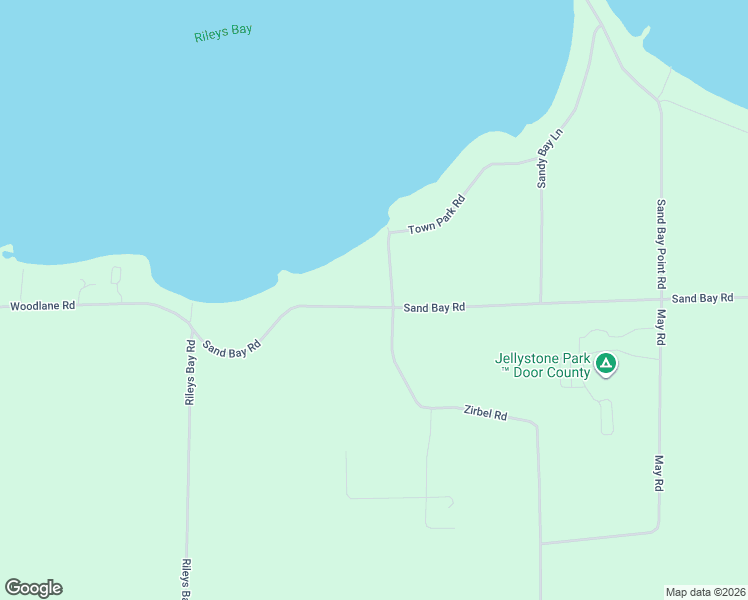 map of restaurants, bars, coffee shops, grocery stores, and more near 3715 Town Park Road in Sturgeon Bay