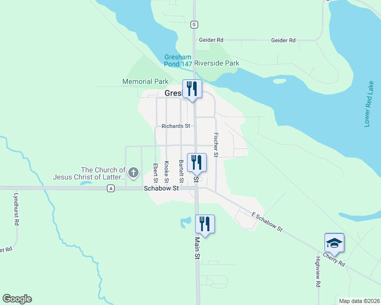 map of restaurants, bars, coffee shops, grocery stores, and more near 1000 Bartelt Street in Gresham