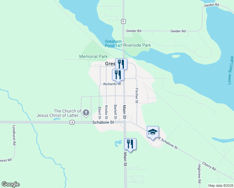 map of restaurants, bars, coffee shops, grocery stores, and more near 1000 Bartelt Street in Gresham
