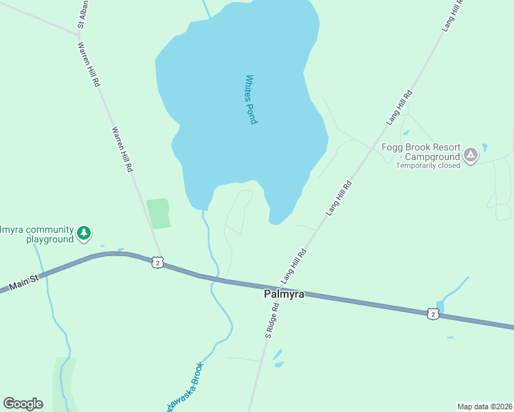 map of restaurants, bars, coffee shops, grocery stores, and more near 59 Camp Road in Palmyra