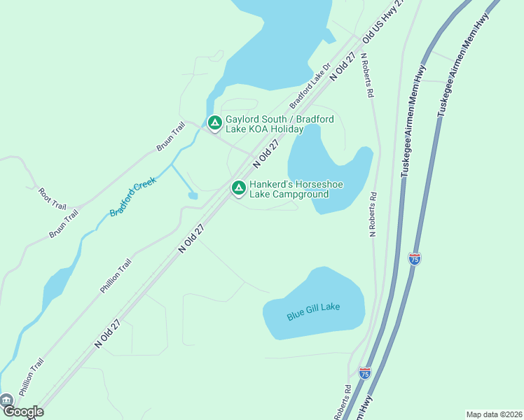map of restaurants, bars, coffee shops, grocery stores, and more near Worthey Lane in Crawford County