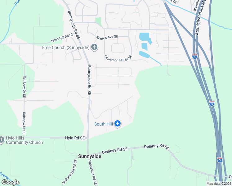 map of restaurants, bars, coffee shops, grocery stores, and more near 1593 Betty Ln SE in Salem