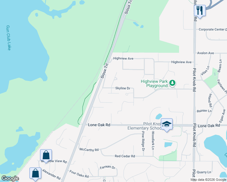 map of restaurants, bars, coffee shops, grocery stores, and more near 1579 Stephanie Circle in Eagan