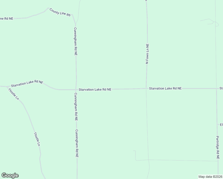 map of restaurants, bars, coffee shops, grocery stores, and more near 7248 Starvation Lake Road Northeast in Mancelona