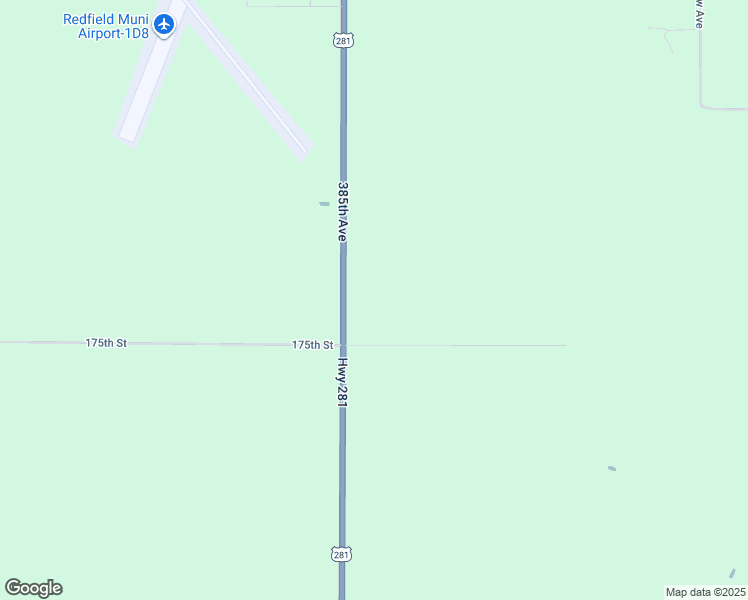 map of restaurants, bars, coffee shops, grocery stores, and more near 17490 U.S. 281 in Redfield