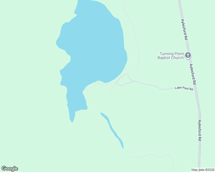 map of restaurants, bars, coffee shops, grocery stores, and more near Lake Paul Road in Aylesford