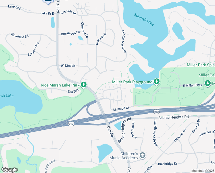 map of restaurants, bars, coffee shops, grocery stores, and more near 17898 Cobblestone Way in Eden Prairie