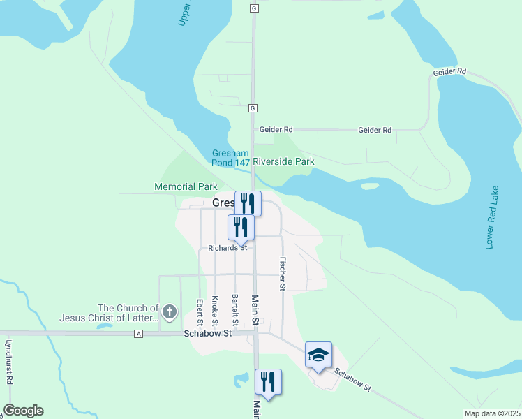 map of restaurants, bars, coffee shops, grocery stores, and more near 1276 Main Street in Gresham